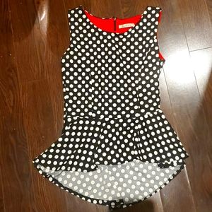 Polka dot top